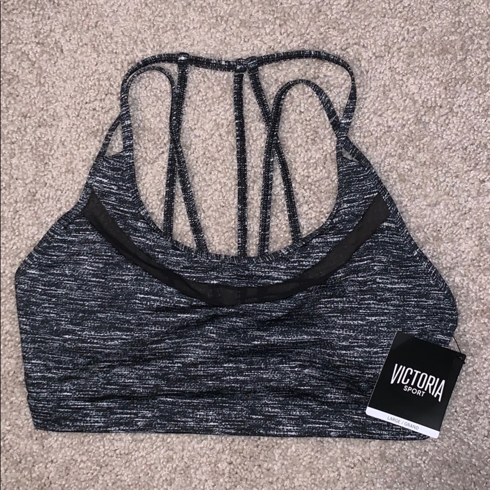 NWT VICTORIA’S SECRET Marled Strappy Sports Bra